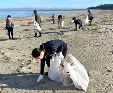 西浜海岸清掃